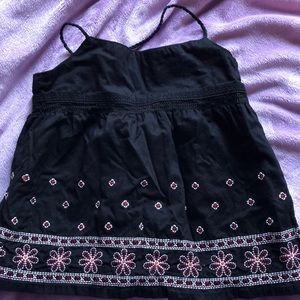 Baby gap embroidered peasant top